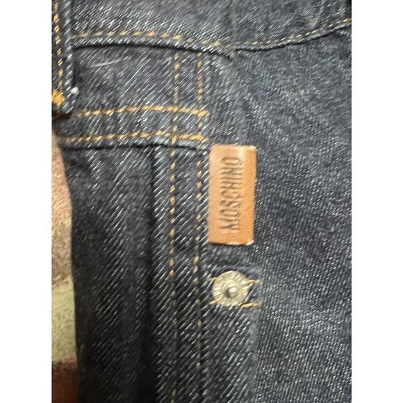 Vintage Moschino Jeans Dark Denim 100% Cotton Women’s Size 30 Italy - Picture 10 of 13